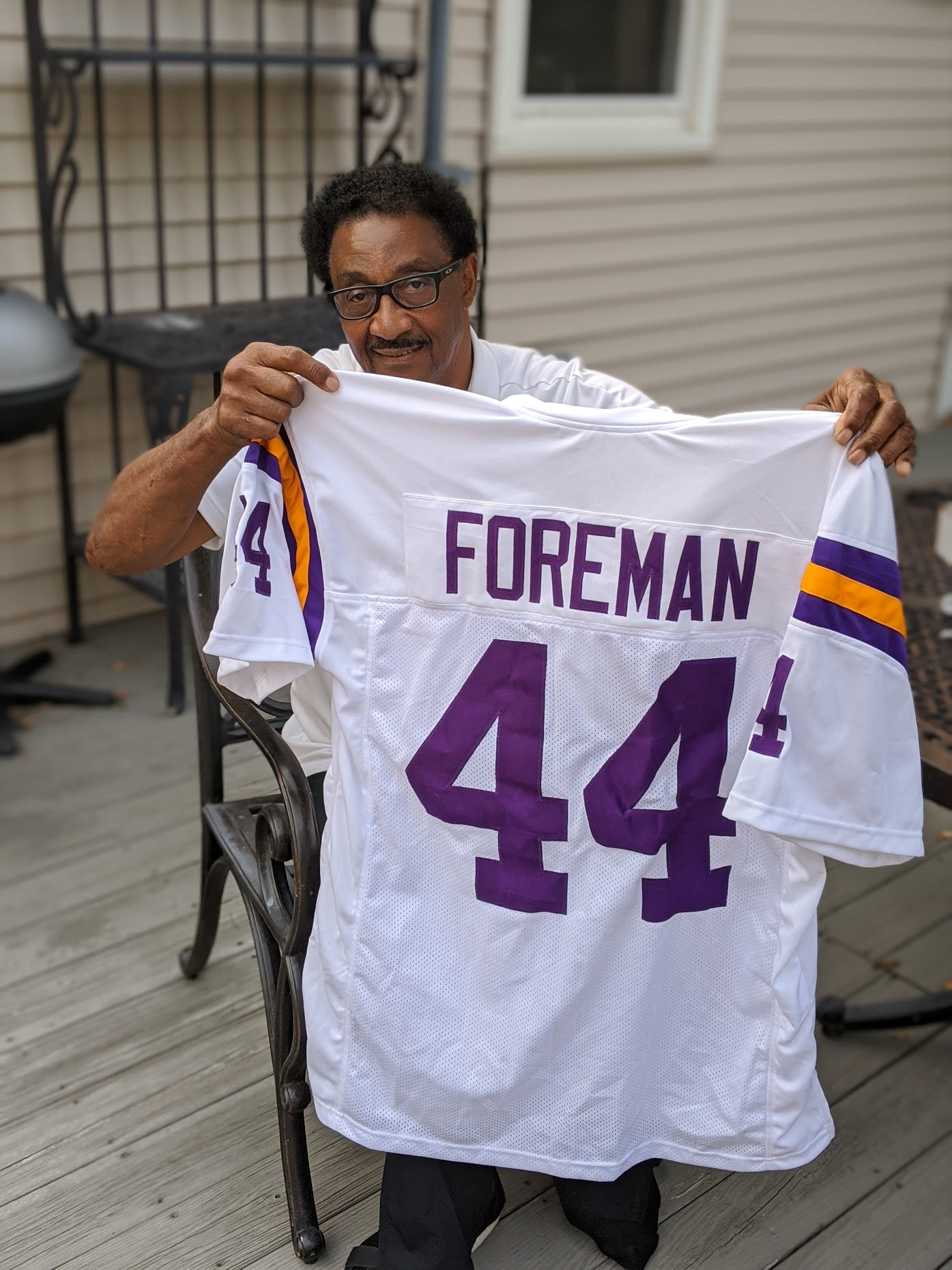 Authentic #44 Chuck Foreman Jersey - Autographed